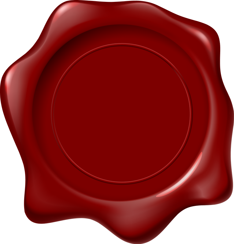 Retro seal wax stamp